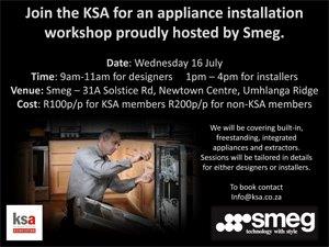 SMEG Installation Supplier Workshop